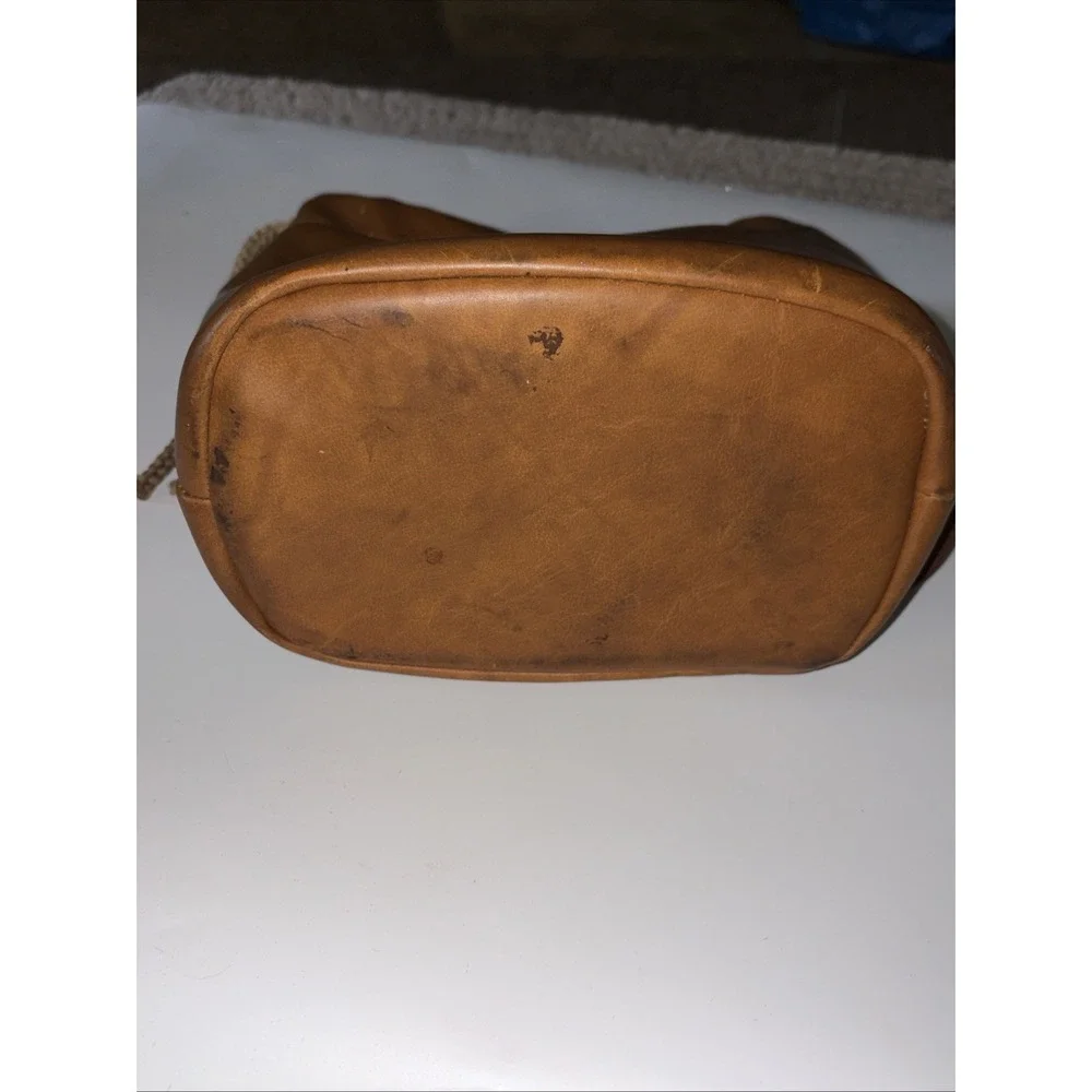 Vtg Doggie Bag 1978 Fred Feucht Design Group Inc. #6413 Doggy faux Leather